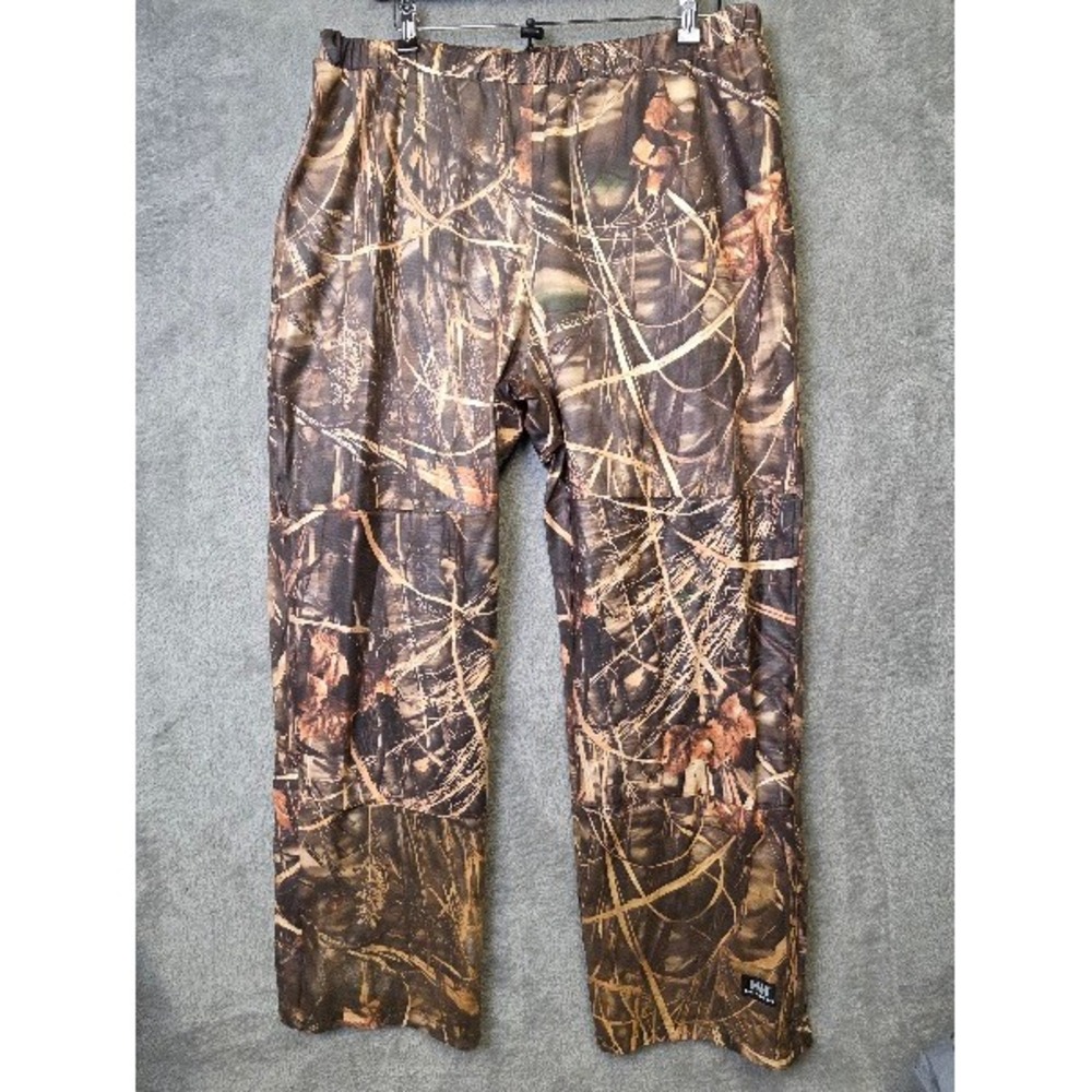 Helly Hansen Workwear Waterproof Camo Hunting Pants XXL Drawstring Waist Mens